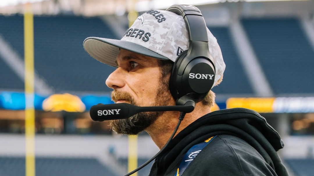 Sony’s new headsets were based around 1000X Series tech and then custom-tuned for the sidelines. Photo: Sony.