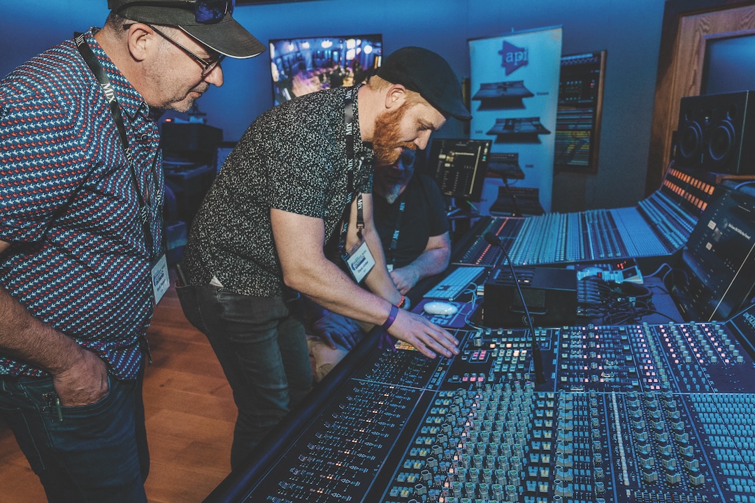 API sponsored the control room at the popular Curb Studios @43, which features an API Legacy AXS console. Photo: Kevin Craig