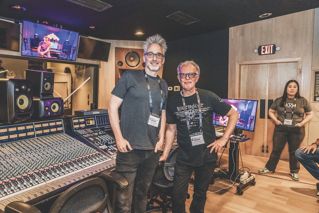 First-time sponsor KRK occupied the famed Studio Six in the newly reopened facilities that were once called Masterfonics and now go by the name Curb Studios @28. Photo: Kevin Craig