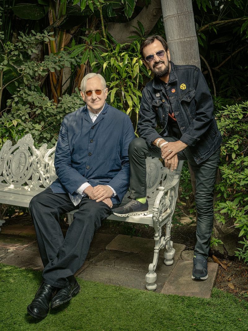Ringo with producer T Bone Burnett. Photo: Dan Winters.