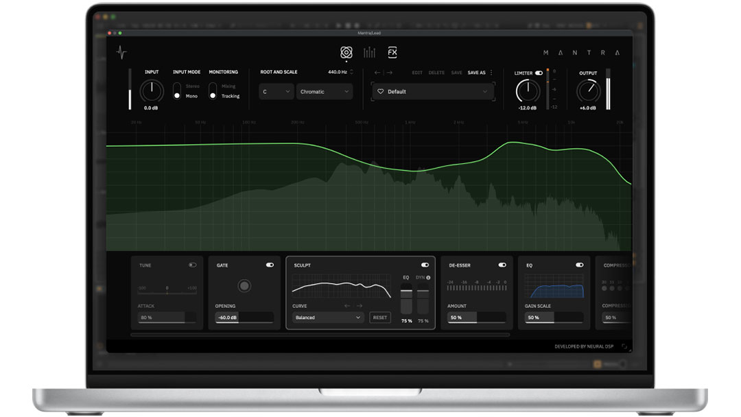 Neural DSP has launched Mantra, a vocal studio plug-in with various shaping tools in one interface.