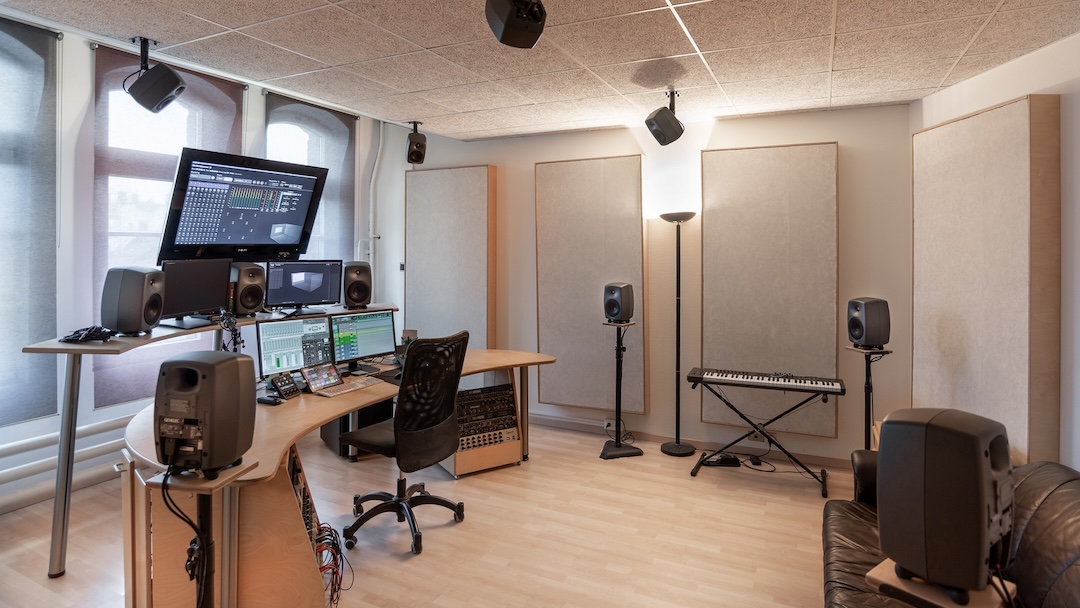 Tonstudio Gress in Germany has recently completed a 7.1.4 Dolby Atmos control room.