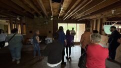 A “Preservation in Progress” tour of the home of Alice and John Coltrane. Photo: Clive Young.
