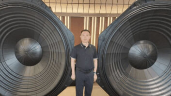 Some of Ascendo's massive new subwoofers. Photo: Ascendo.