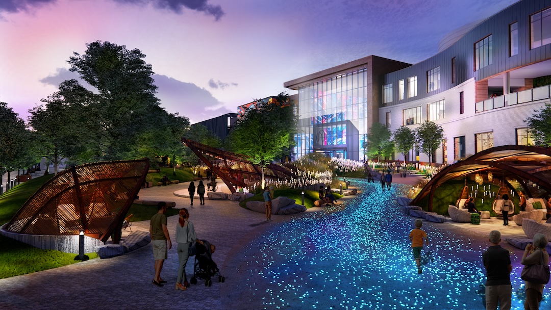 An artist's rendering of the completed Trilith Live facility. Image: Trilith.