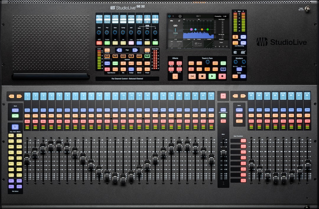 PreSonus' SE 32 StudioLive Series III SE Digital Mixer.
