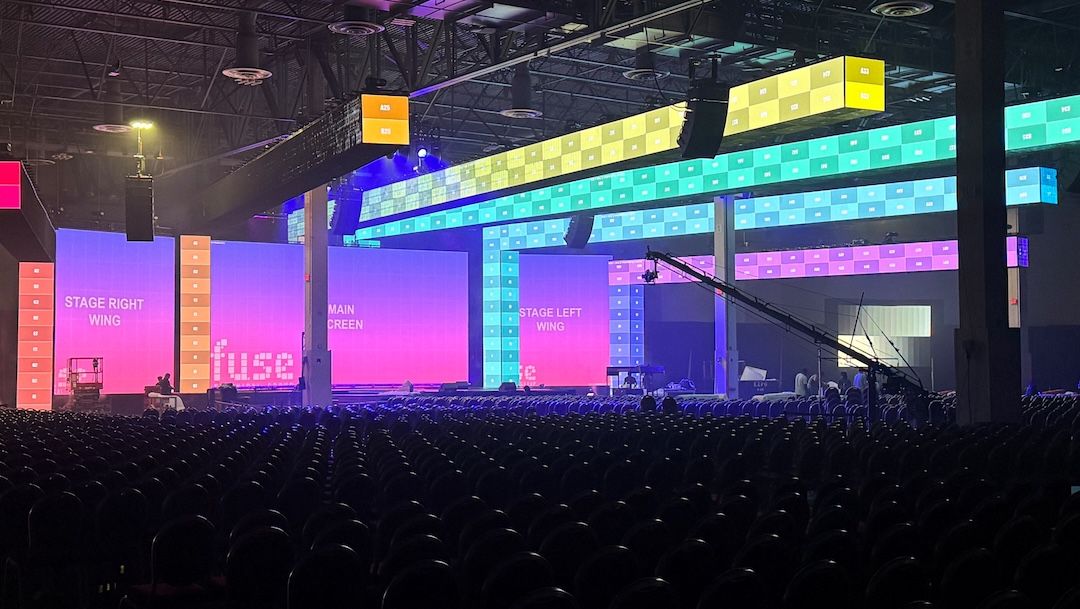 Clair Global used Cohesion audio systems when it recently provided audio fro the three-day Bitcoin Conference in Las Vegas. 
