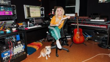 Seen here in her well-appointed home/studio, Suzy Shinn has been making a name for herself working with acts like Weezer, Panic! at the Disco, Dua Lipa and more. Photo: Alice Baxley.