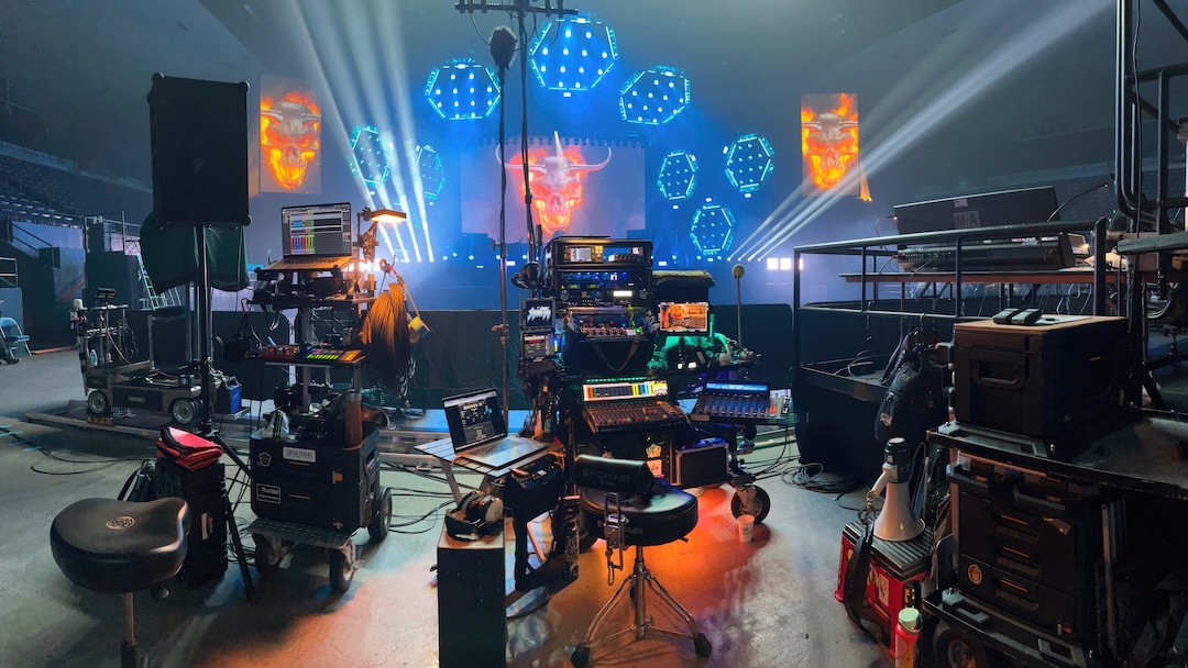 Sound on set for Spinal Tap II.