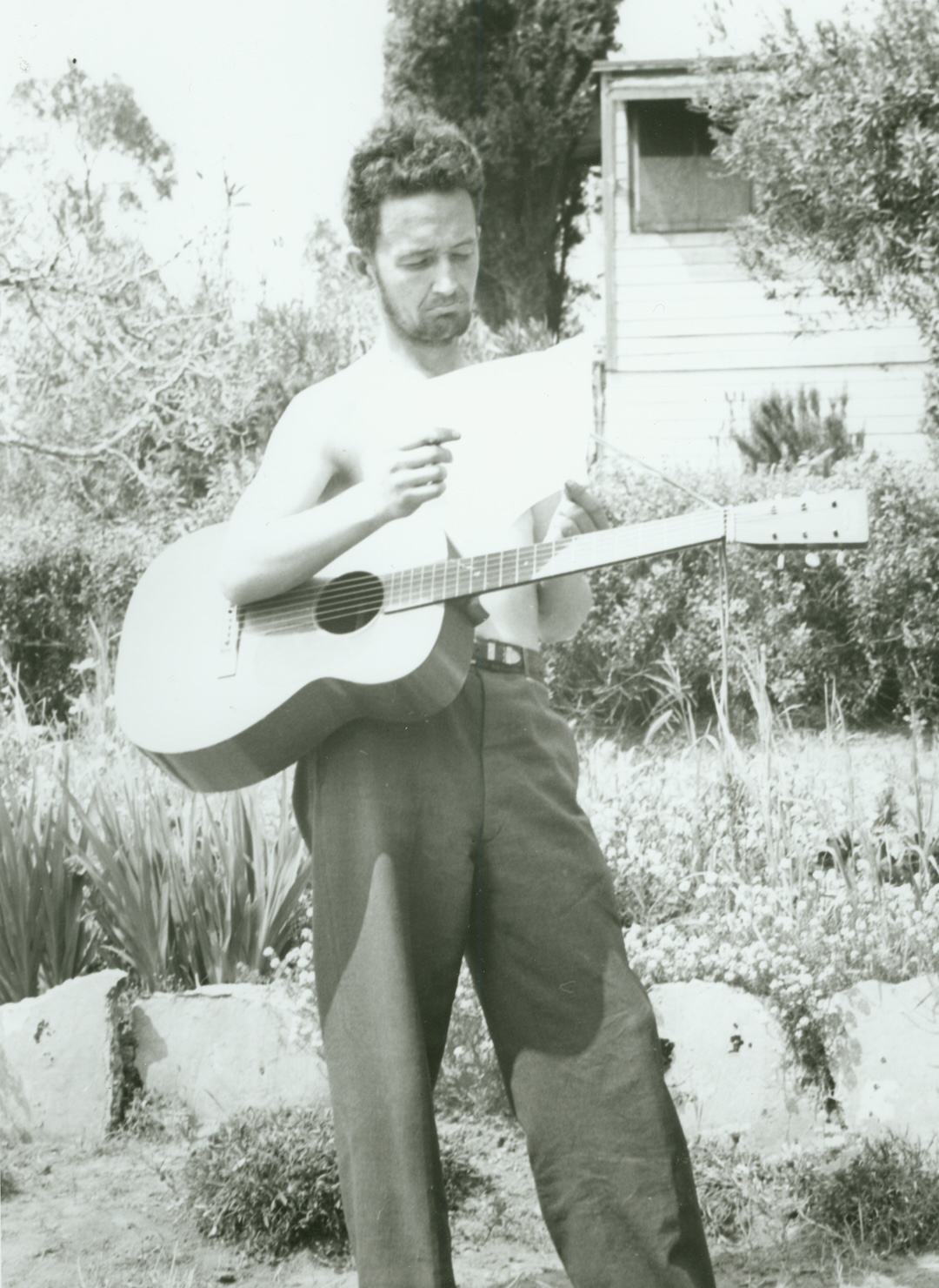 Woody Guthrie.PHOTO: Courtesy Woody Guthrie Publications.