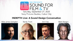 INDEPTH LIVE! A Sound Design conversation featuring Randy Thom, Mark Mangini & Will Files