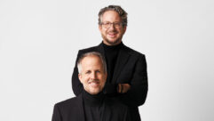 Co-CEOs since 2013, Daniel (standing) and Andreas Sennheiser are the third generation of their family to lead the pro-audio industry cornerstone. Photo: Bryan Adams.