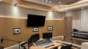 The studio is centered around a Neve 8424 console, housed in a custom desk that JSX designed and had built by a millworker.