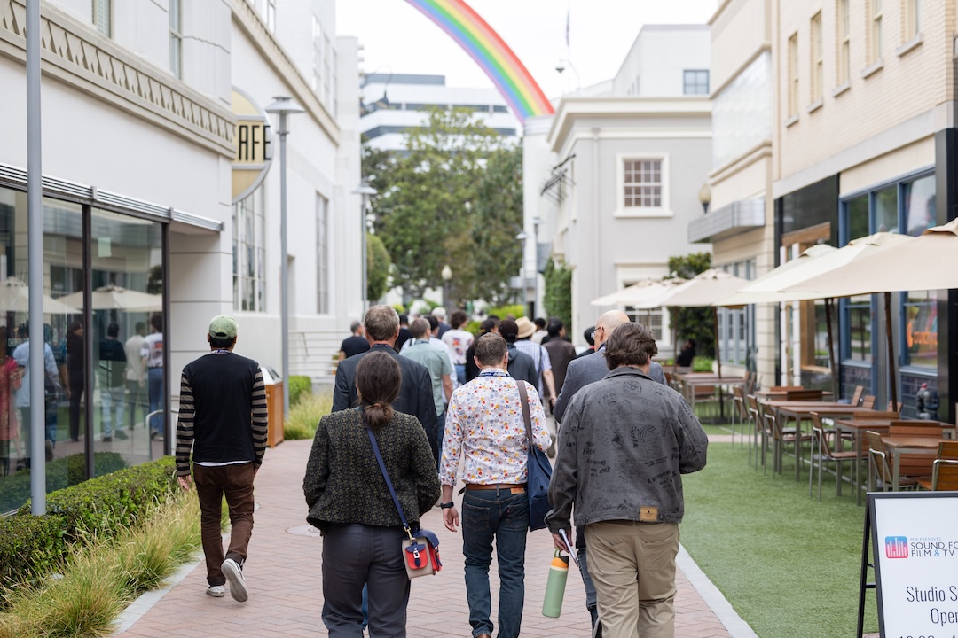 Attendees came early to get the best spots at the opening keynote.