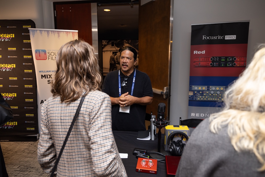 Numerous sponsors had gear on-hand to discuss and demo for attendees.