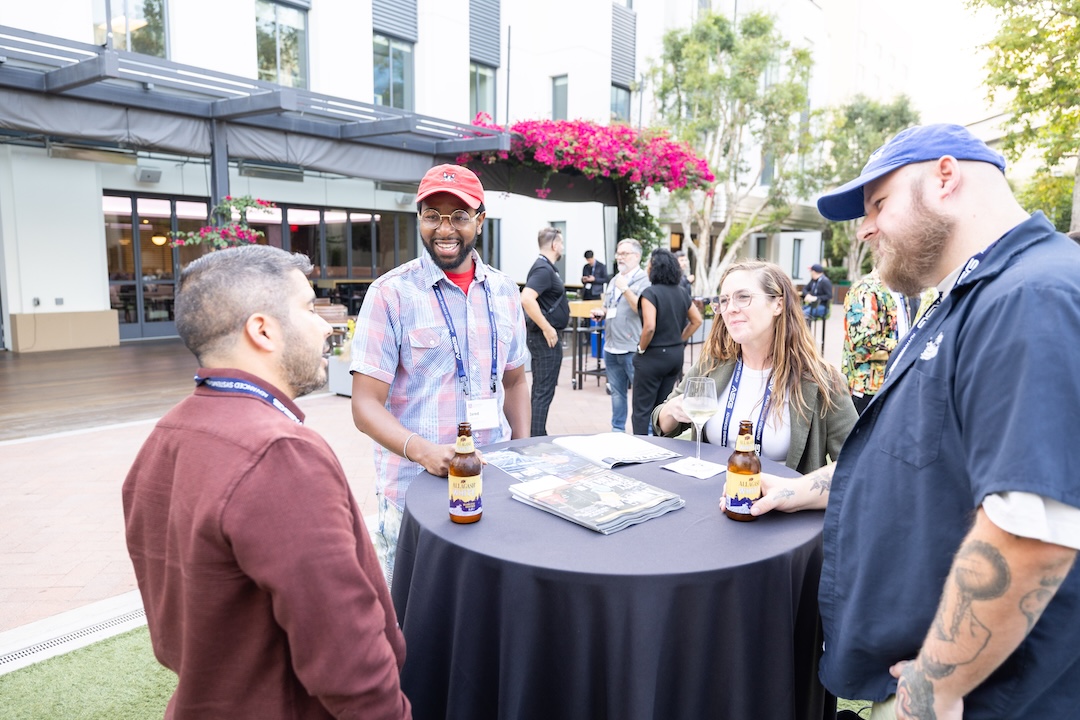 Along with panels and demos, there were many opportunities for networking.