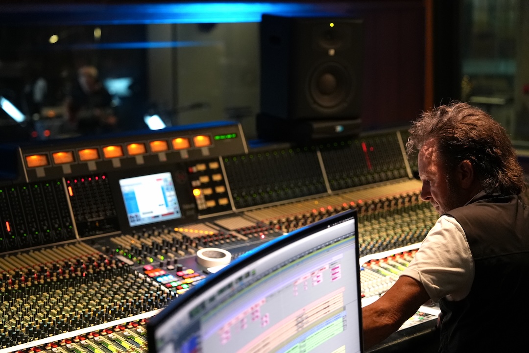 Producer CJ Vanston at the Village Studio D during tracking sessions for the soundtrack album, Spinal Tap II: The End Continues.Photo: KamranV.