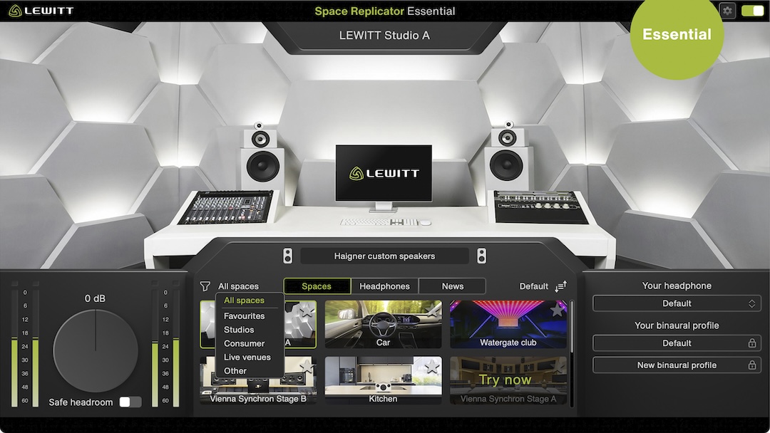Lewitt Space Replicator Essential Version.