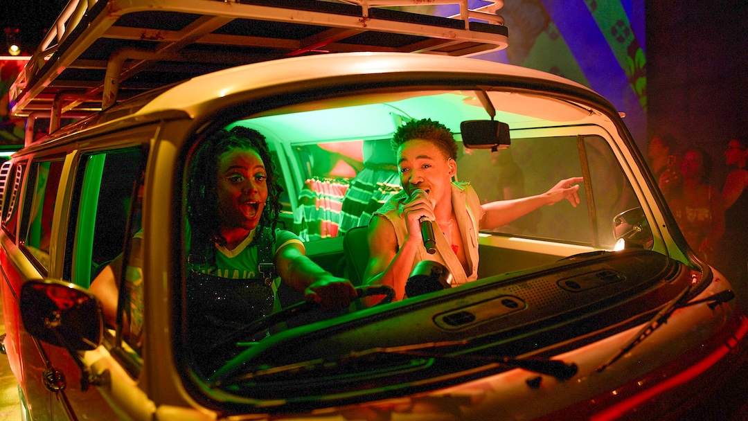 'Bob Marley: Hope Road,' at Mandalay Bay in Las Vegas, NV, includes a VW bus outfitted with Meyer Sound loudspeakers. Photo: Blake Ellis.