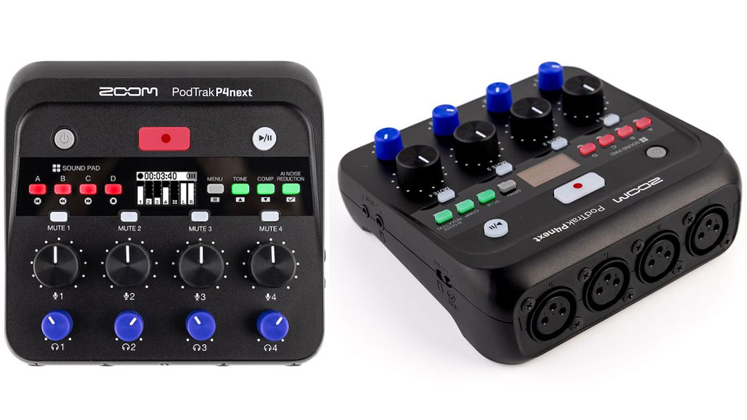 Zoom PodTrak P4next Multitrack Recorder