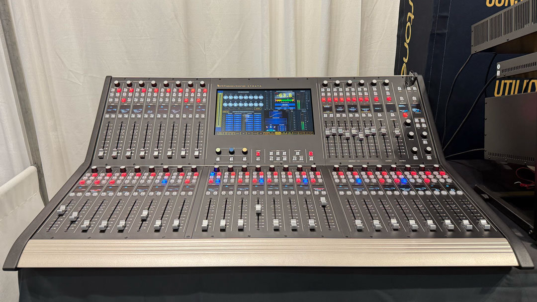 Wheatstone’s Strata console garnered interest throughout NAB NY.