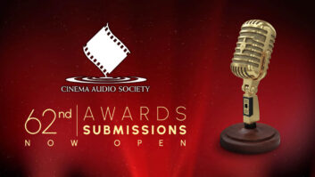 Cinema Audio Society Opens CAS Awards Submissions