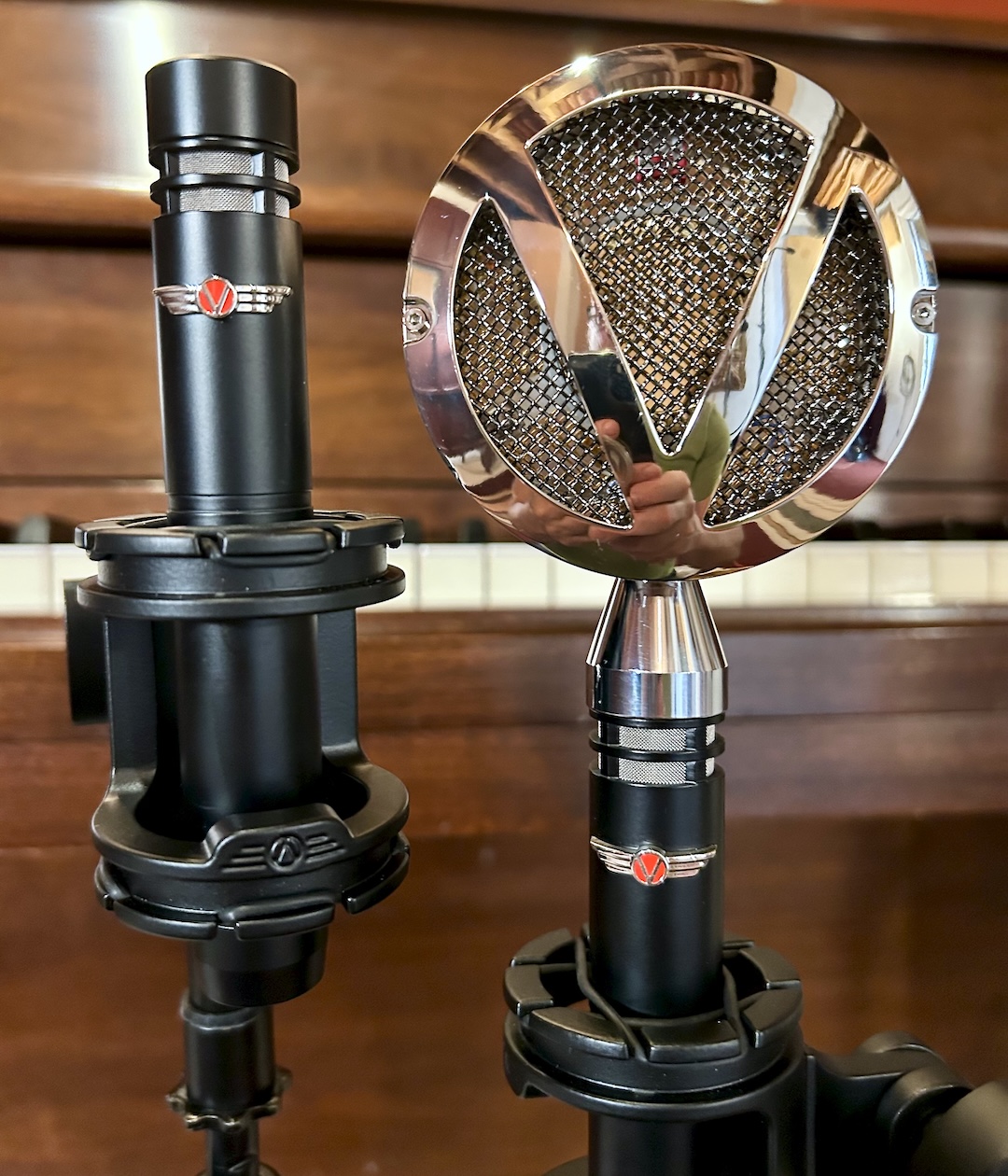 The Vanguard Audio Labs V1S+LOLLI gen 2 at Rob Tavaglione's studio. Photo: Rob Tavaglione.