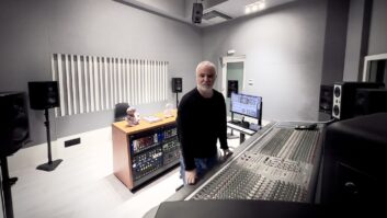 Mix engineer Pat Mavromatis at The Living Room Studios, his newly opened facility in Athens, Greece. Photo: Courtesy of Pat Mavromatis.
