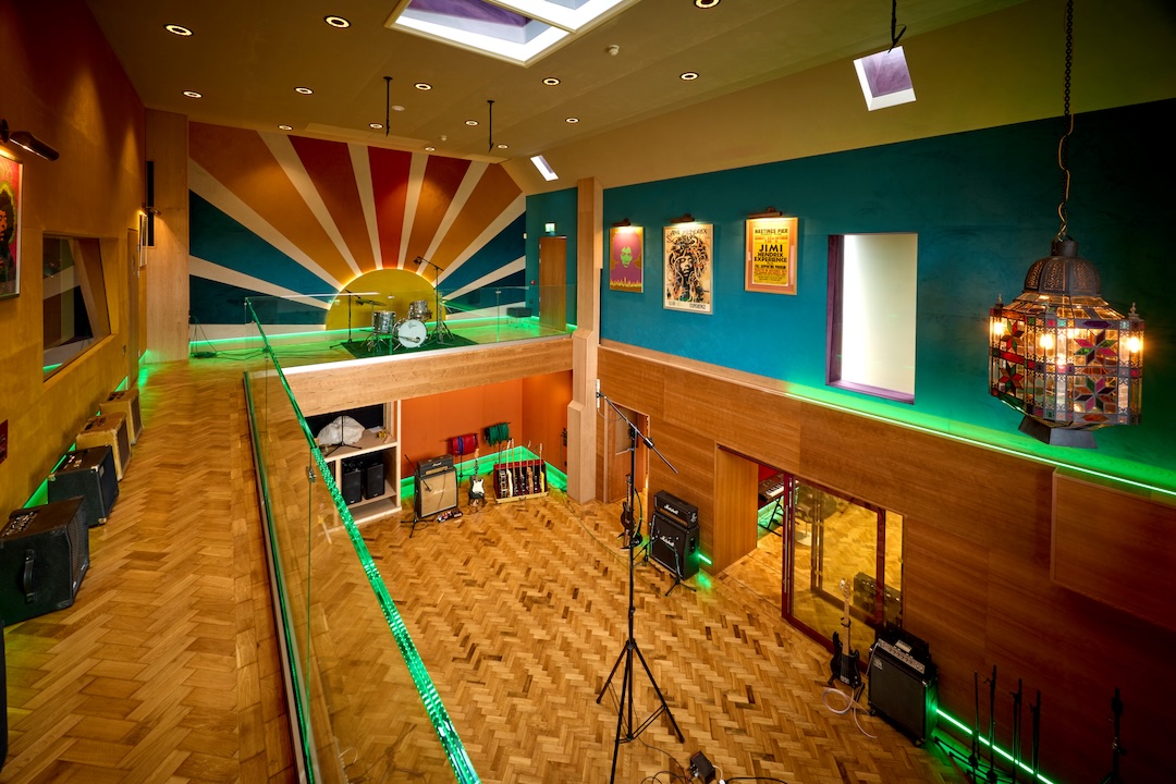 Winchester Audio Barn's live room.