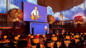 Bruce Springsteen rocked the massive Rose Reading Room inside the NYPL's main branch. Photo: 1 Sound.