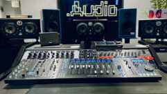 U.K.-based audio specialist Richard Whittaker's Atmos mix setup centers around a recent addition, the UF1 DAW control center.