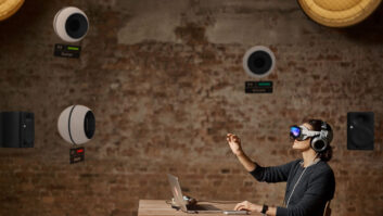 Neumann’s new Virtual Immersive Studio application lets engineers mix spatial audio using Apple Vision Pro.