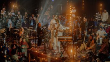 Audio-Technica has had an 18-year partnership with the band, and the new album’s recording was no exception, helping ensure that the group could be surrounded by an audience without a need for using loudspeakers.