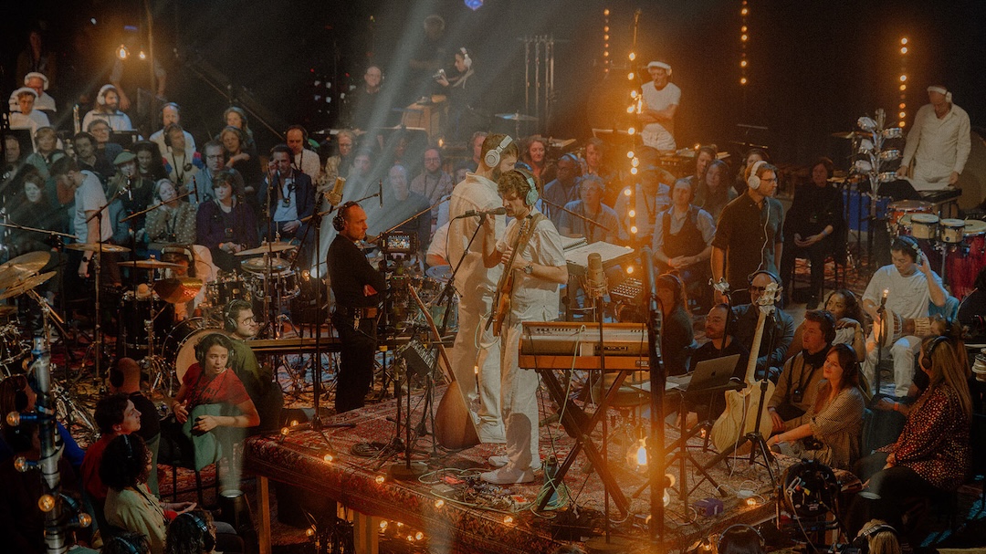 Audio-Technica has had an 18-year partnership with the band, and the new album’s recording was no exception, helping ensure that the group could be surrounded by an audience without a need for using loudspeakers.