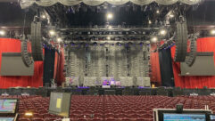 For Heart's current tour, FOH engineer Gary Hartung spec'd a JBL Professional VTX V25 loudspeaker system for the P.A.