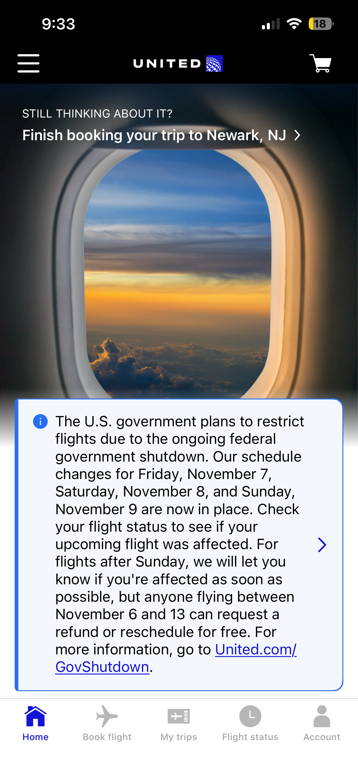 The ominous message that appeared on Steve's phone.