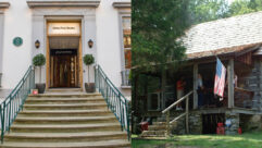 Abbey Road and The Cash Cabin Studio. Photos: Future, and Peter Bischoff/Getty Images.