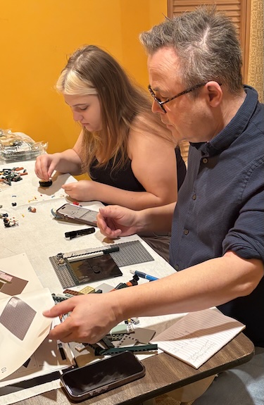 Racing against time to complete the project, Mix brought in a pro to help with the build. Photo: Michelle Young/Future.