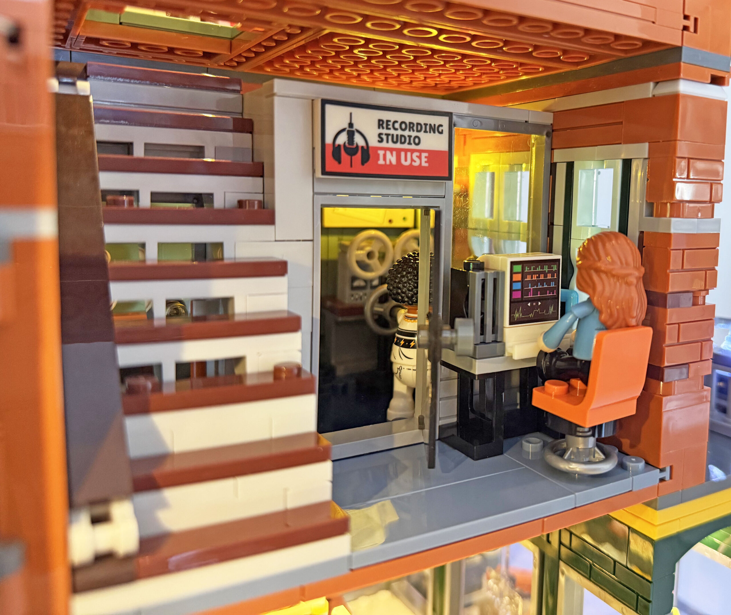 The control room sports details like DAW software on the monitor, coffee mug and more. Photo: Future.