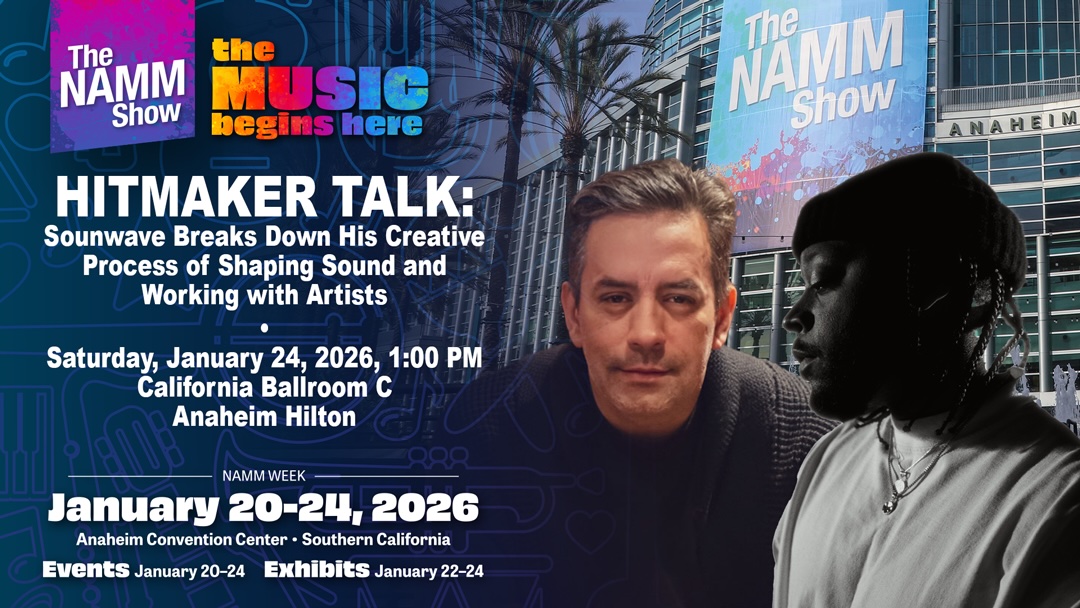 Sounwave To Share Creative Process in NAMM TEC Tracks Session