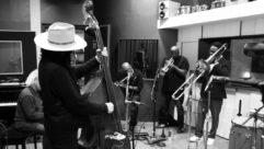 Don Was, surrounded by the Pan-Detroit Ensemble. Photo: Kory Thiebault.