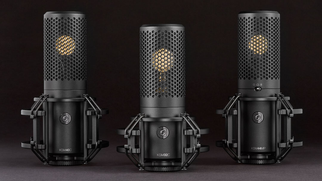 The KSM Condenser line centers around the KSM40C, KSM32C and KSM44MP models.