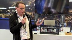 René Moerch, group product director, wireless for Wisycom and DPA, introduced the MPR60 last week at The NAMM Show 2026. Photo: Future.
