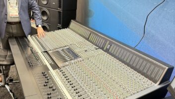 The console at NAMM.