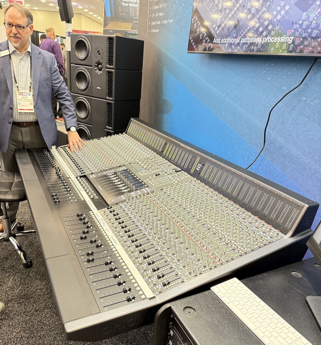 The console at NAMM.