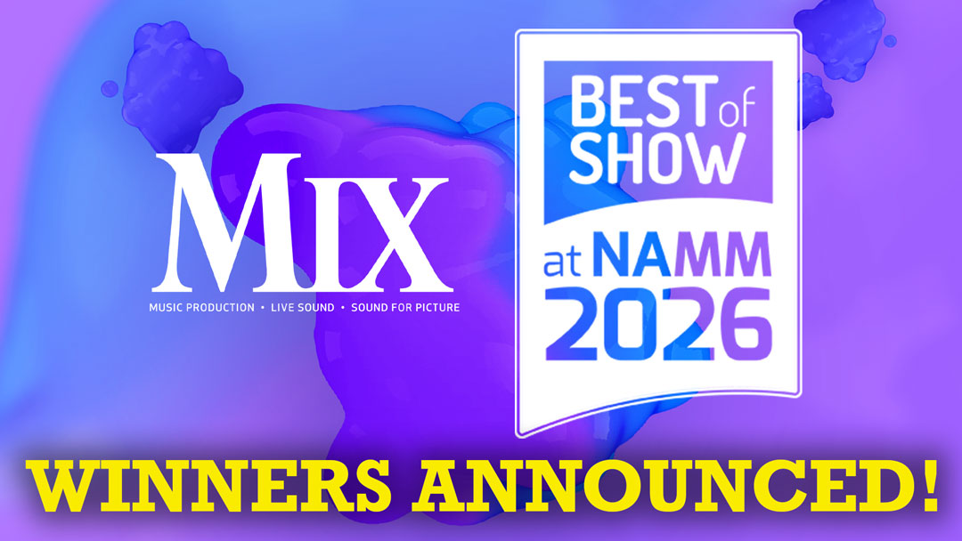 Mix Best of Show NAMM 2026 logo