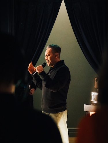 Manny Marroquin at the Road to NAMM event. Photo: Harman.