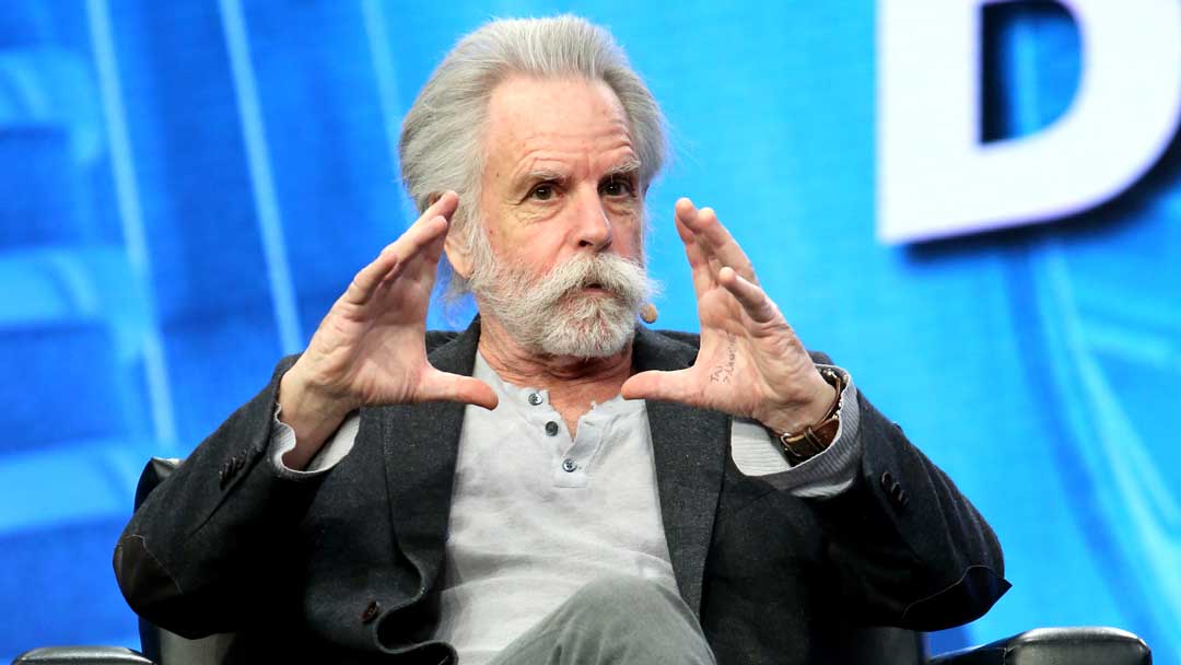 Bob Weir speaks onstage during NAMM Show 2018 at the Anaheim Convention Center on January 25, 2018 in Anaheim, California. Photo: Jesse Grant/Getty Images.