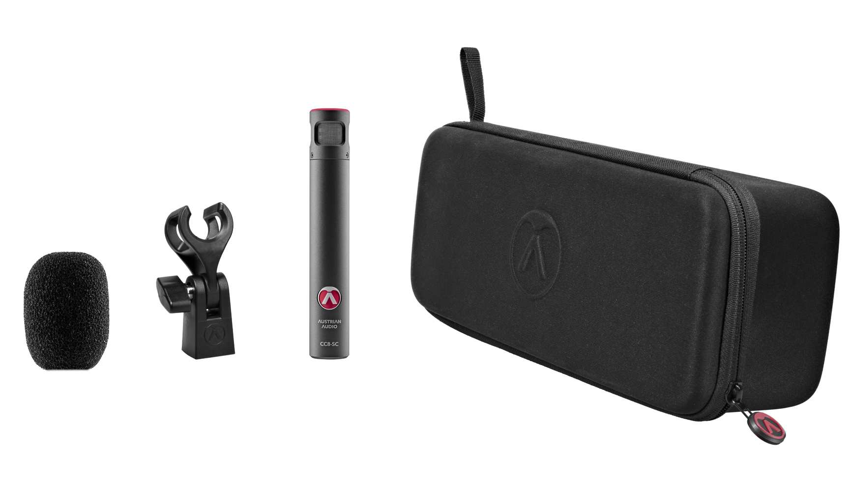 The full Austrian Audio CC8-SC kit.