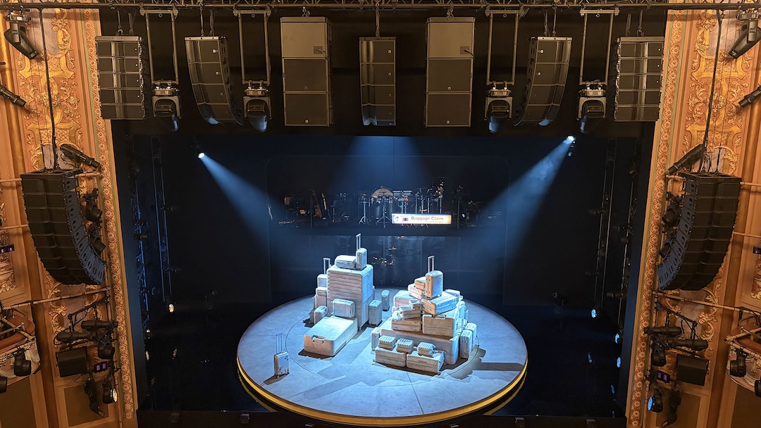 The house sound system for Two Strangers features a blend of L-Acoustics K, A, and X Series enclosures paired with SB18 subs.